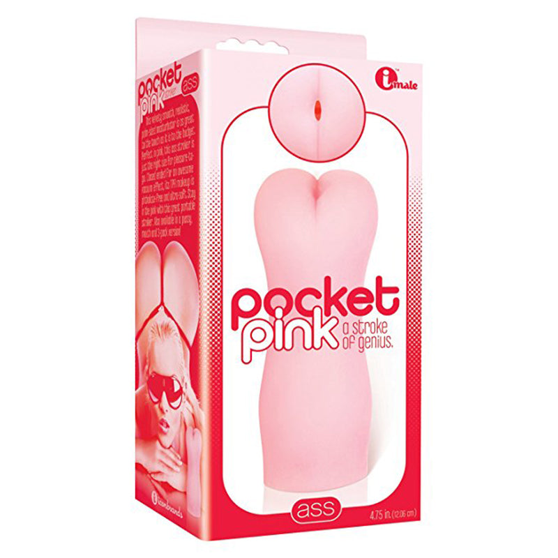ICON BRANDS - MASTURBADOR DE VAGINA, ROSA DE BOLSILLO, 9 PULGADAS