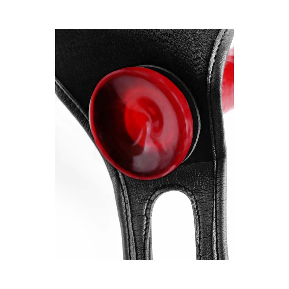 FETISH FANTASY SERIES VELCRO CROTCHLESS HARNESS BLACK