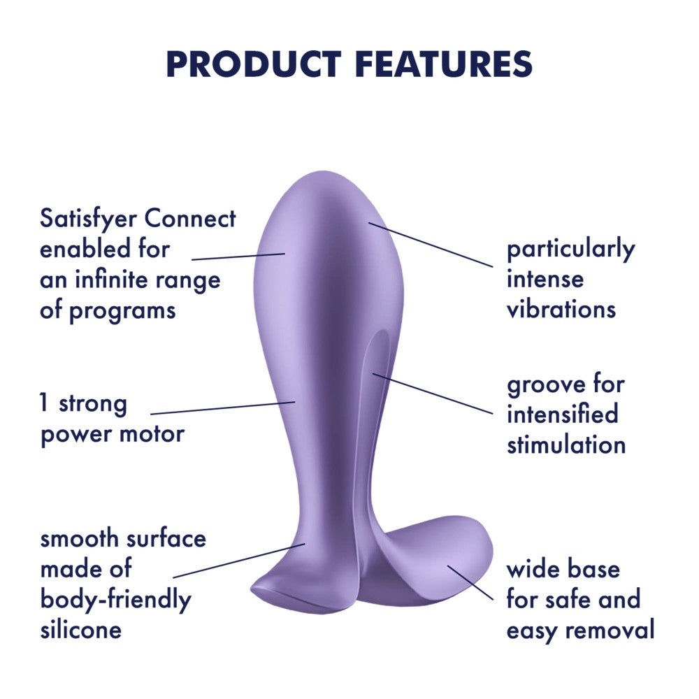 SATISFYER - INTENSITY PLUG PURPLE
