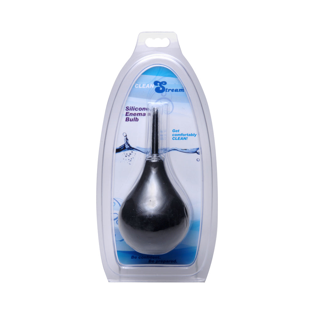 XR BRANDS - CLEANSTREAM THIN TIPPED ENEMA BULB BLACK