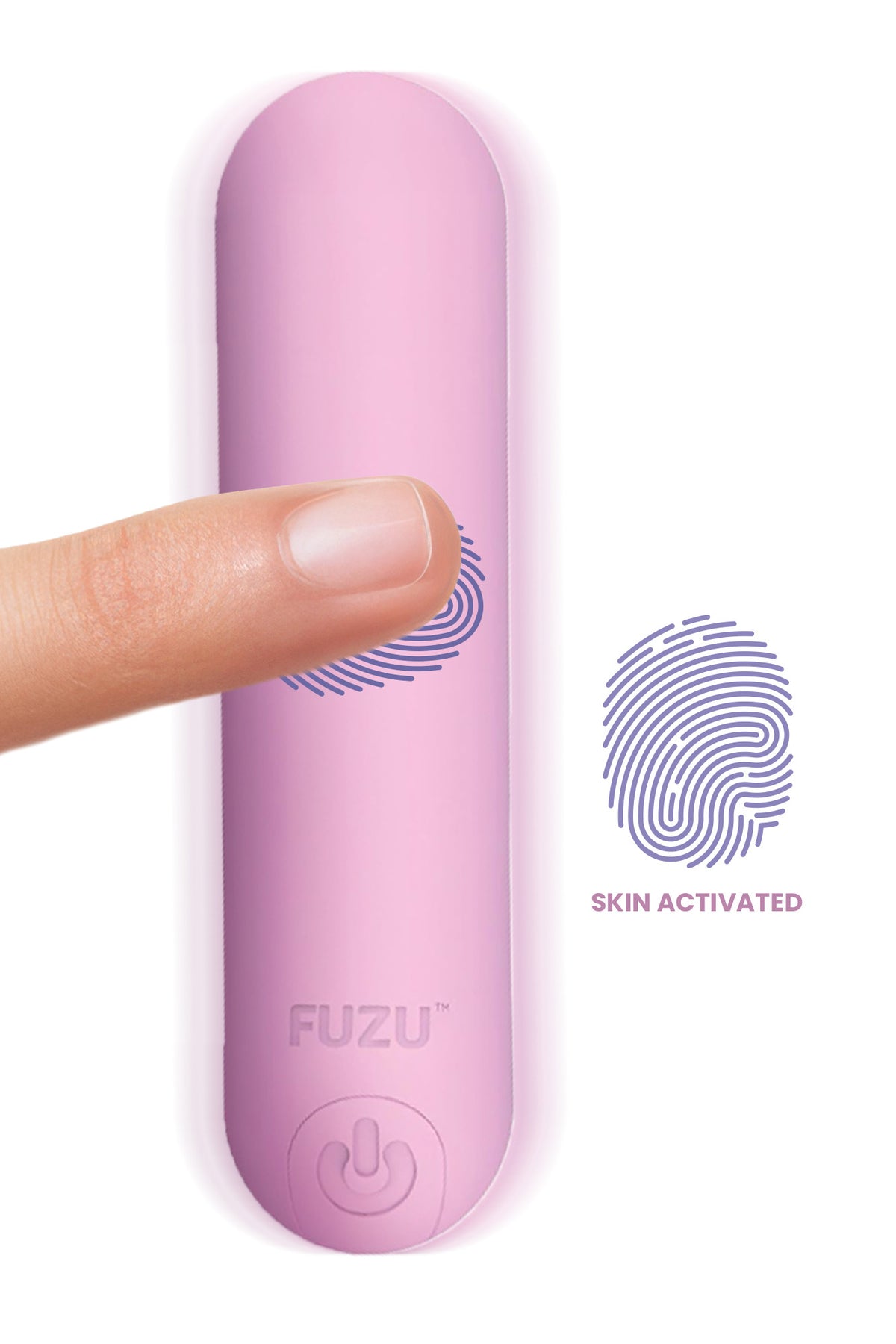 FUZU - SKIN ACTIVATED BULLET MASSAGER - PASTEL PINK