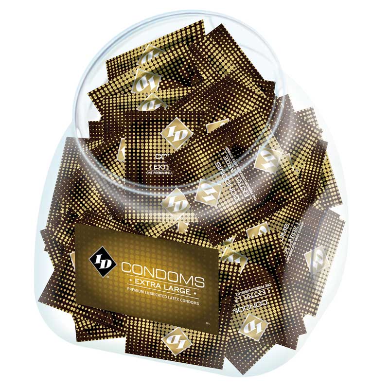 ID LUBRICANTS - ID EXTRA LARGE CONDOM JAR (144/JAR)