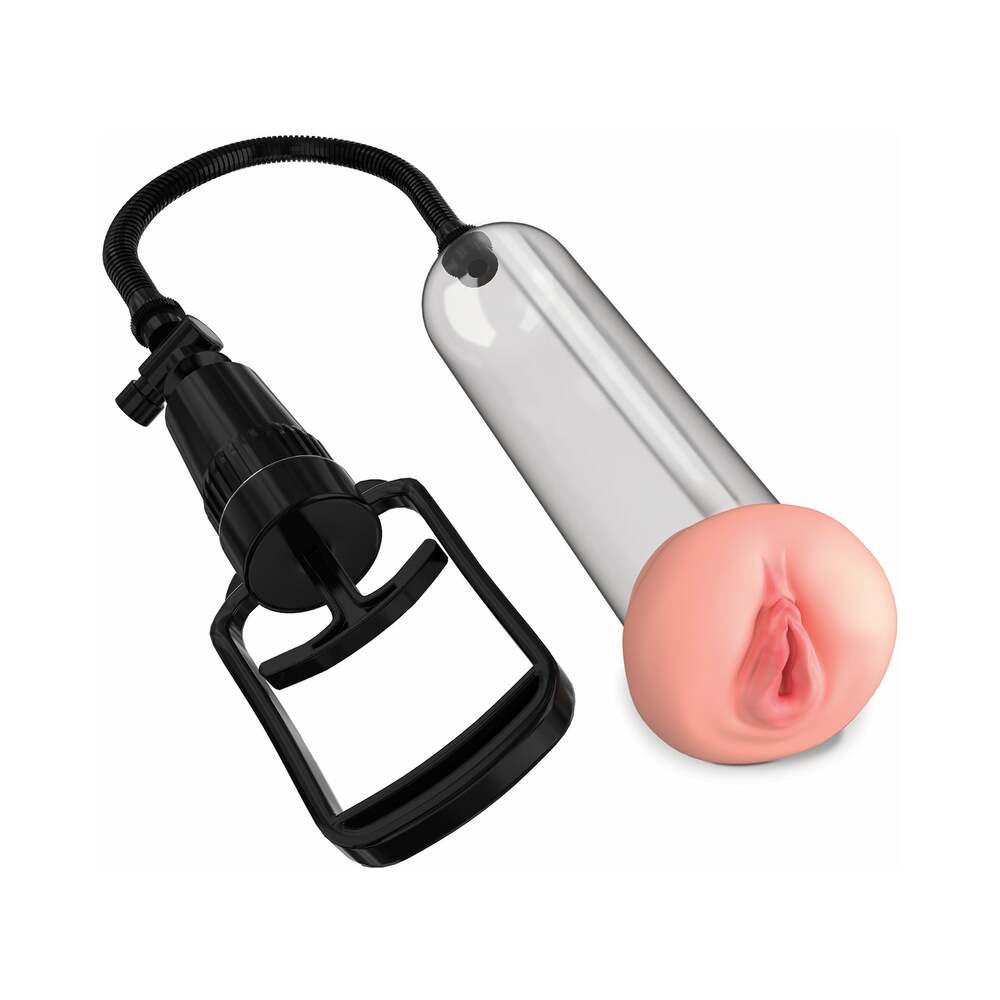 PUMP WORX BEGINNER''S PUSSY PUMP BEIGE/CLEAR