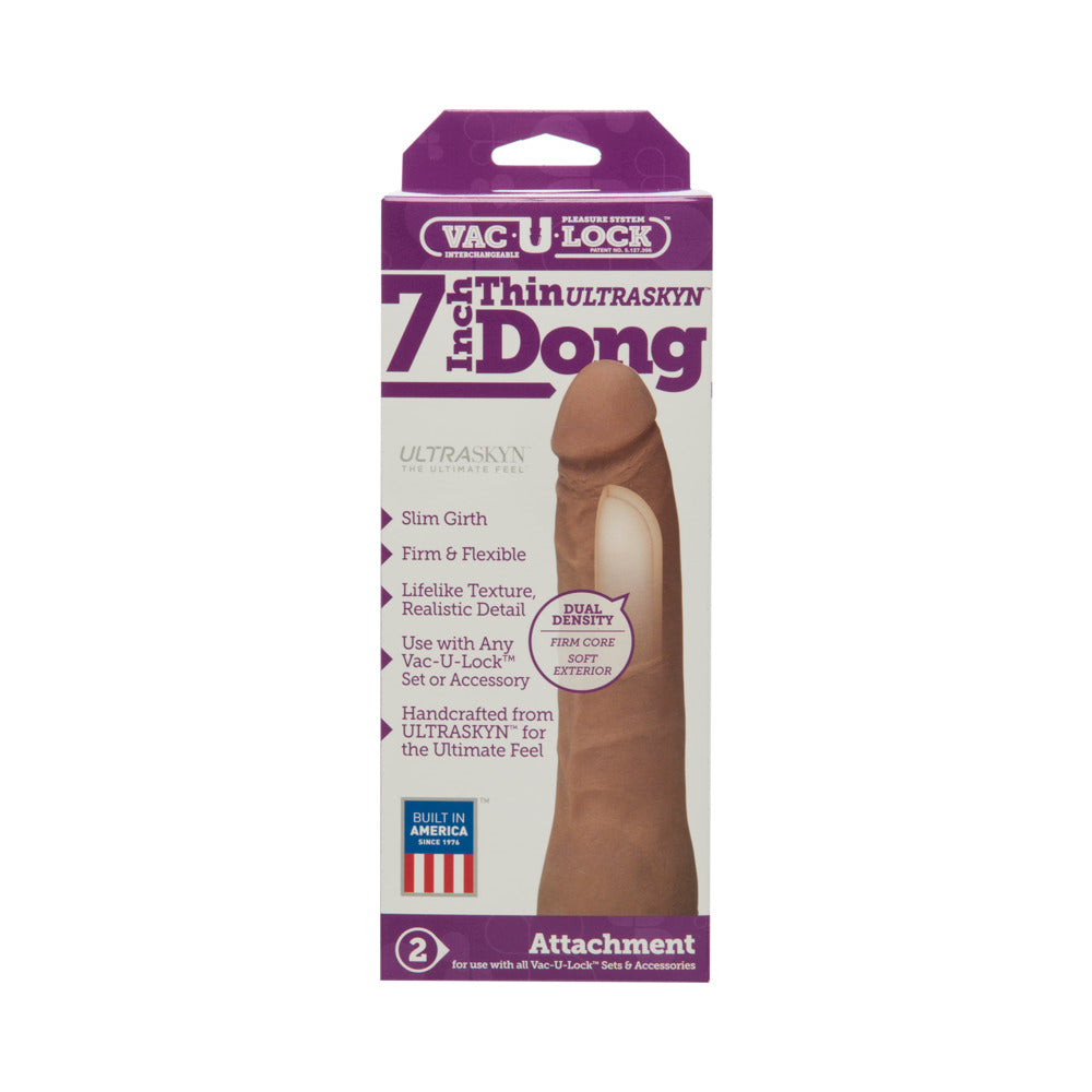 DOC JOHNSON - VAC U LOCK DONG FINO DE 7 PULGADAS ULTRASKYN
