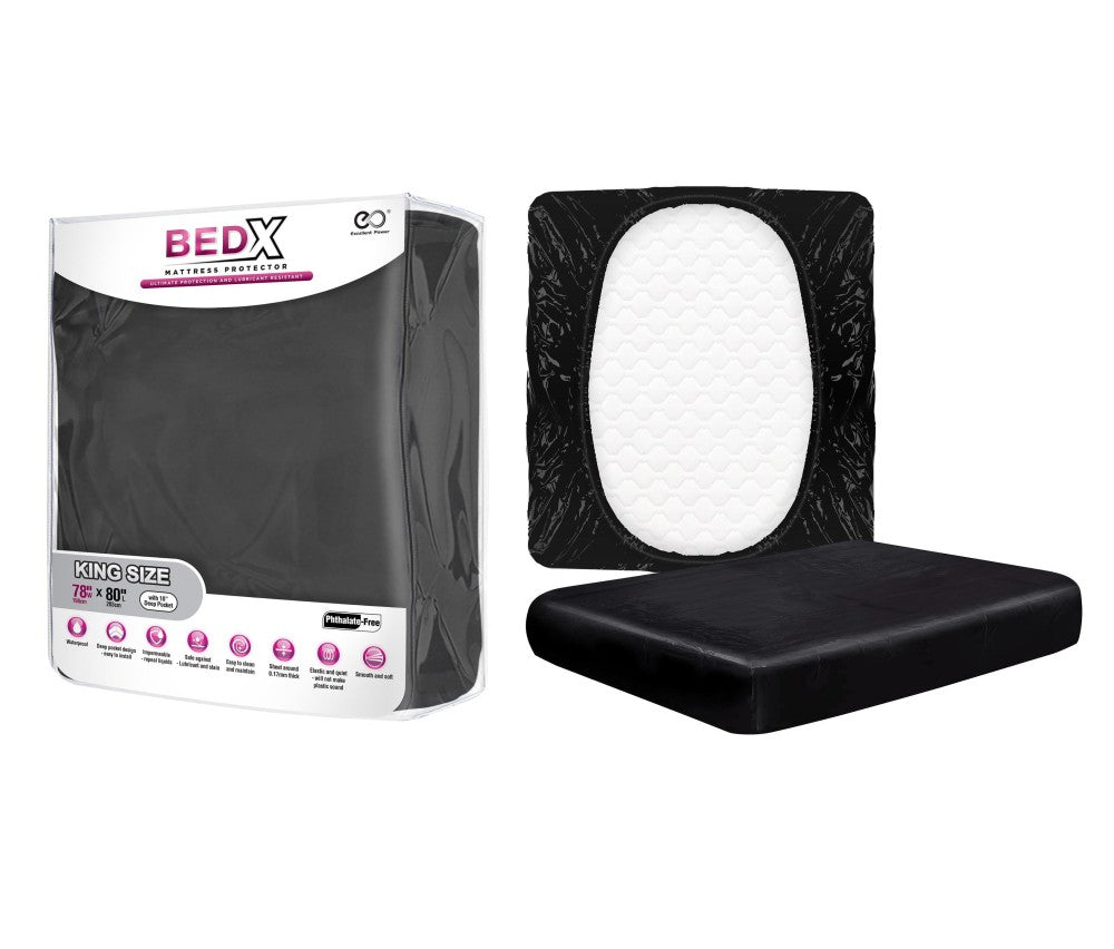 NMC - BED X - MATTRESS PROTECTOR - KING SIZE BLACK