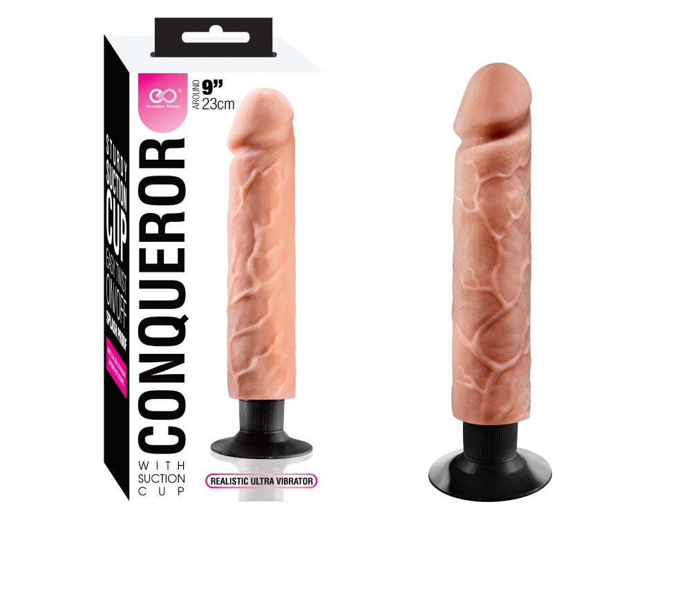 NMC - CONQUEROR 9" TPR MULTI-SPEED VIBRATOR
