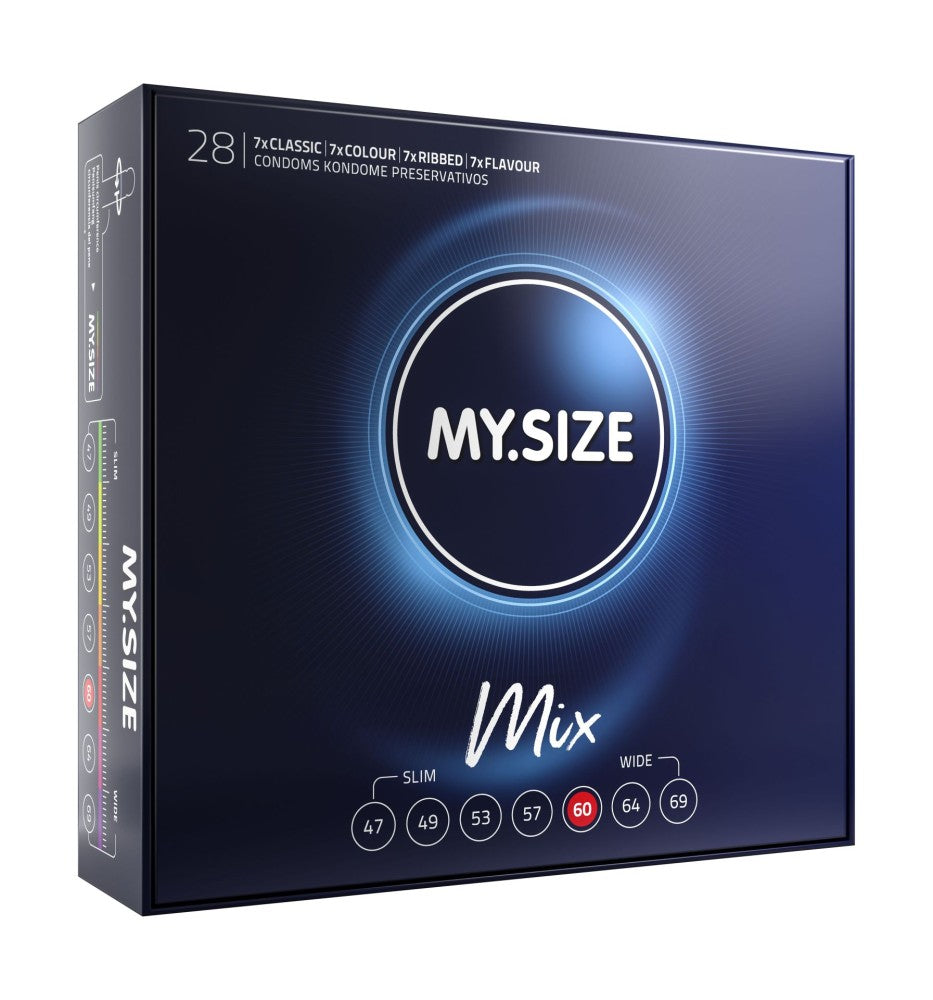 MY SIZE PRO - MY SIZE MIX CONDOMS 60 MM (28 PIECES)