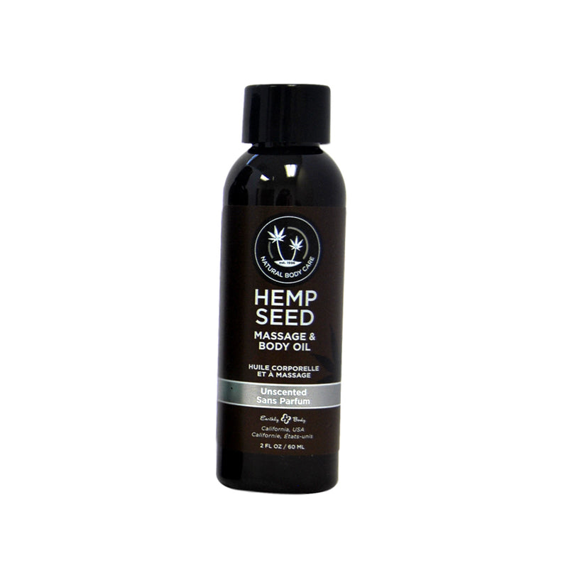 EARTHLY BODY - MASSAGE OIL UNSCENTED 2OZ