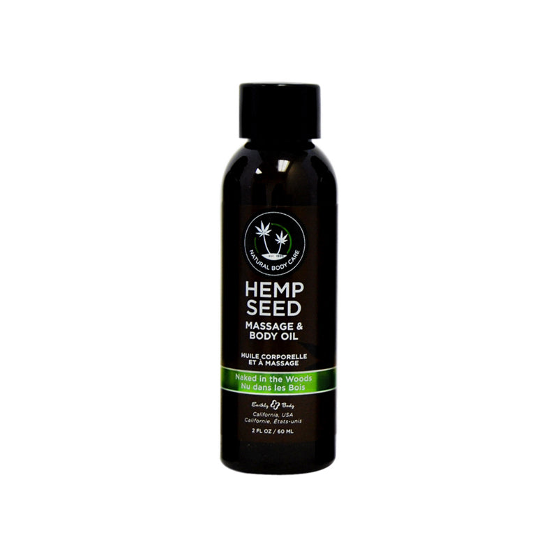 EARTHLY BODY - MASSAGE OIL NAKED IN THE WOODS 2OZ