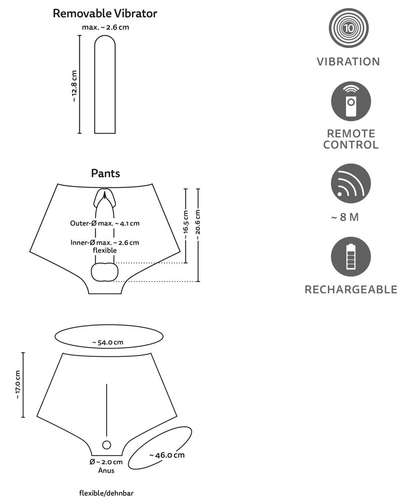 YOU2TOYS - ULTRA REALISTIC VIBRATING PENIS PANTS