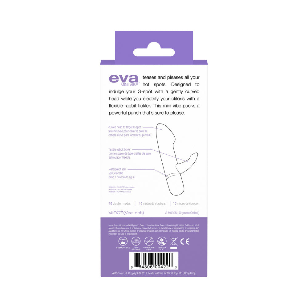 VEDO - EVA MINI VIBE ORGASMIC ORCHID