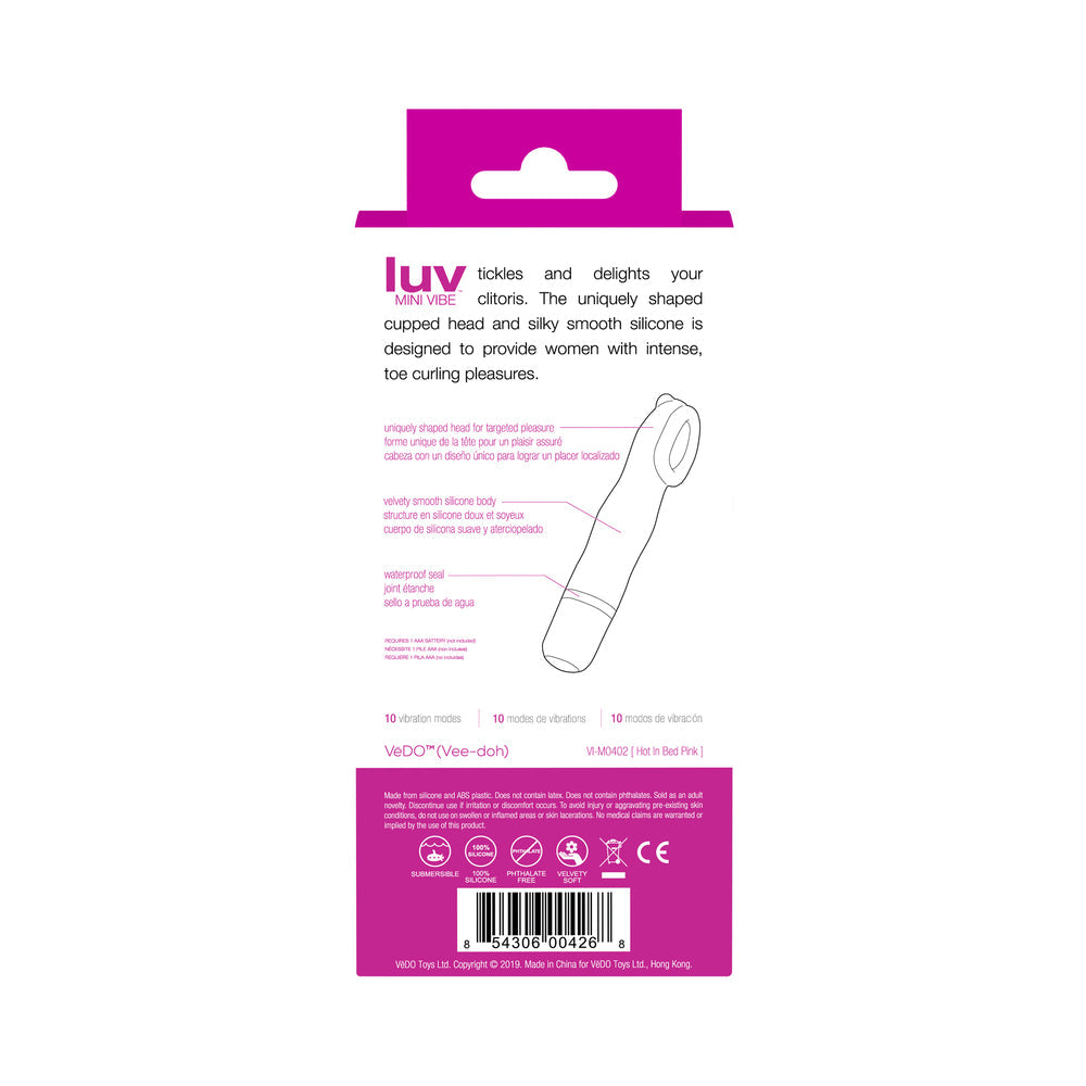 VEDO - LUV MINI VIBE HOT IN BED PINK