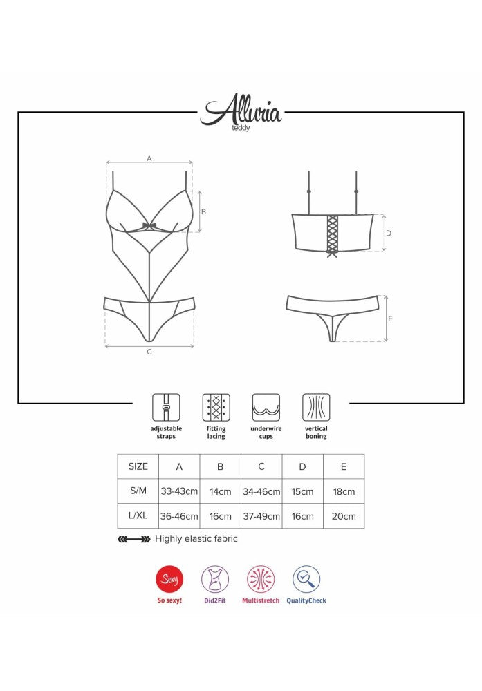 OBSESSIVE - ALLURIA TEDDY S/M