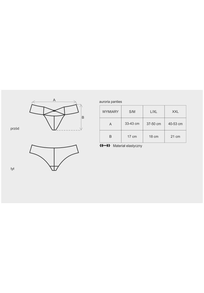OBSESSIVE - AURORIA PANTIES S/M