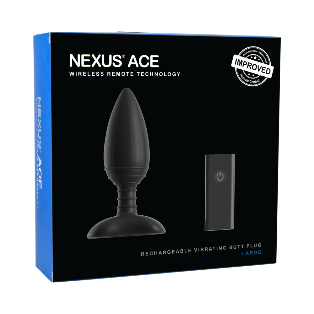 NEXUS - ACE LARGE REMOTE CONTROL VIBRATING BUTT PLUG