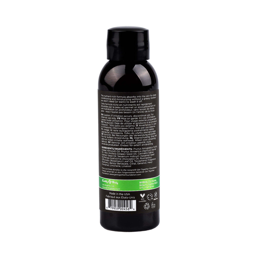 EARTHLY BODY - HEMP SEED MASSAGE OIL 3-PIECE GIFT SET 2 OZ.