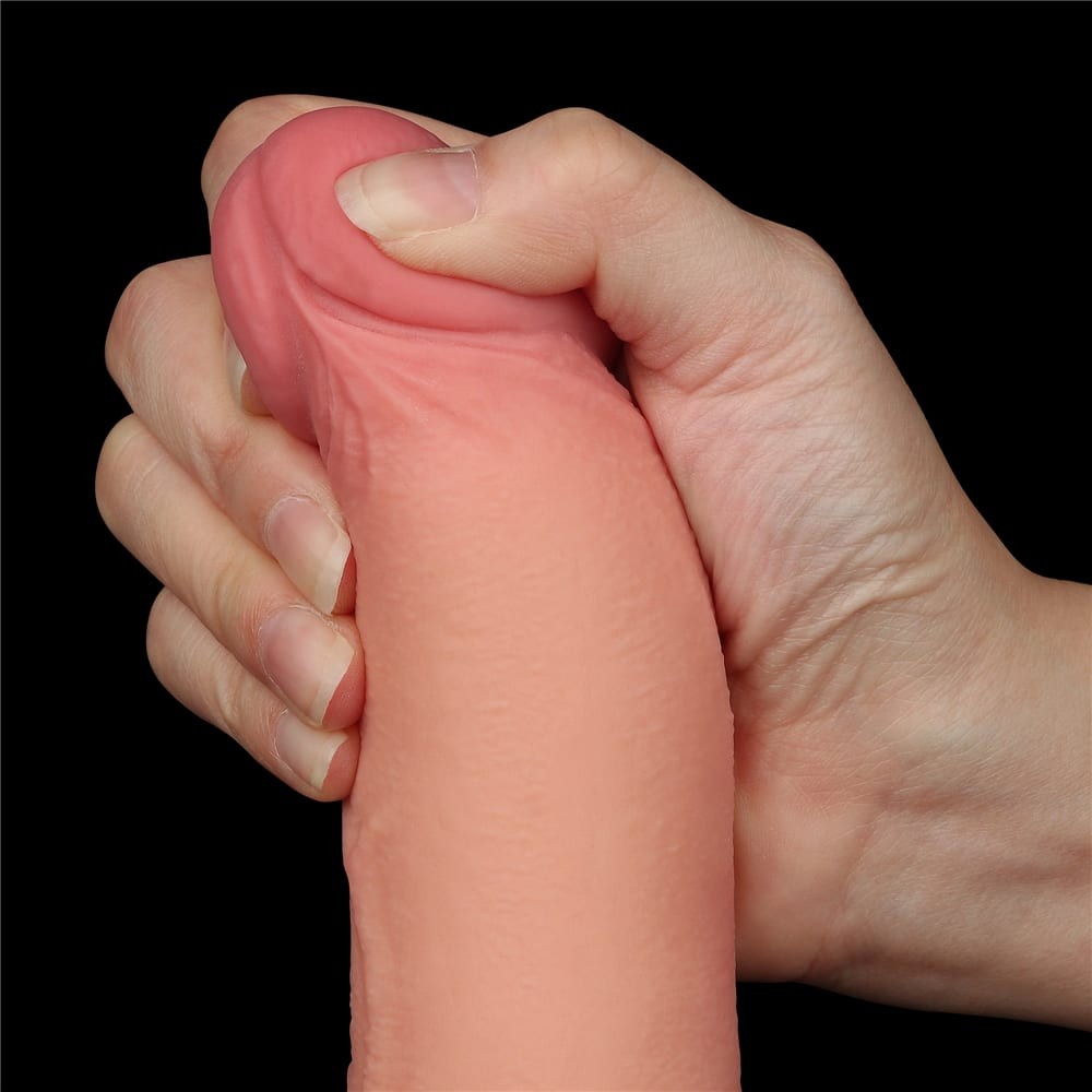 LOVETOY - 8.5'' SLIDING SKIN DUAL LAYER DONG FLESH I_B15O50_3