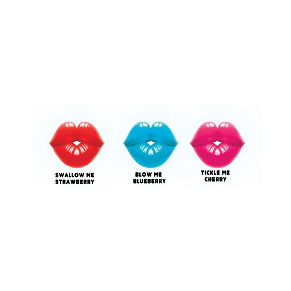HOTT PRODUCTS - DICK LIPS EDIBLE GUMMY COCK RINGS 3-PACK