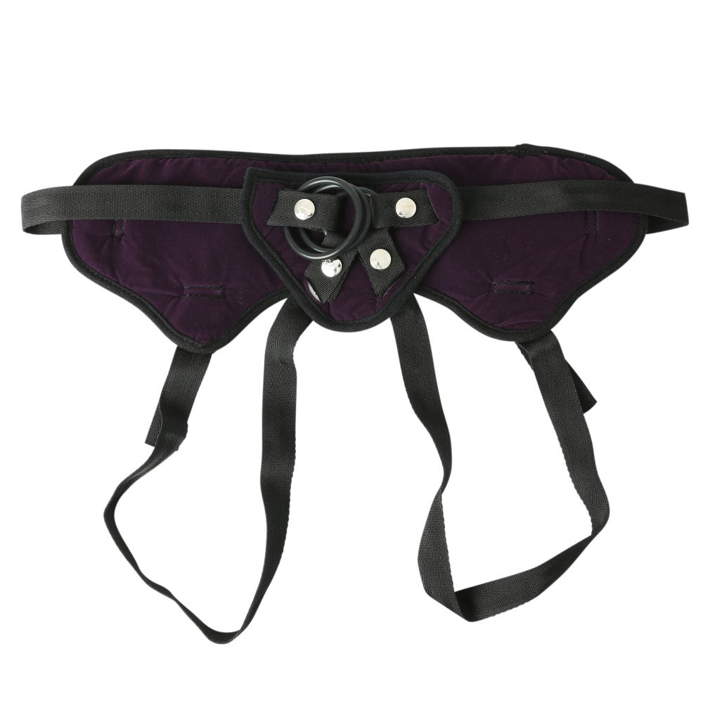 SPORTSHEETS LUSH ADJUSTABLE STRAP-ON HARNESS PURPLE