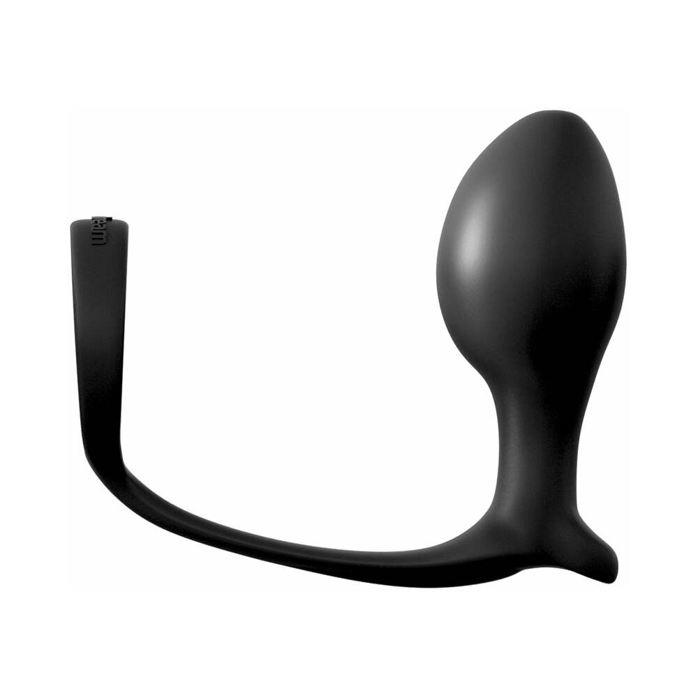 PIPEDREAM - COLECCIÓN ANAL FANTASY ANILLO PARA PENE DE SILICONA ASS-GASM TAPÓN AVANZADO NEGRO