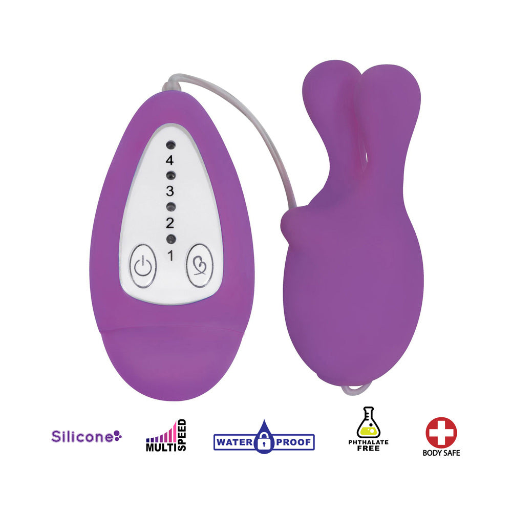 CURVE NOVELTIES - GOSSIP BOUNCE 4 SPEED SILICONE VIOLET