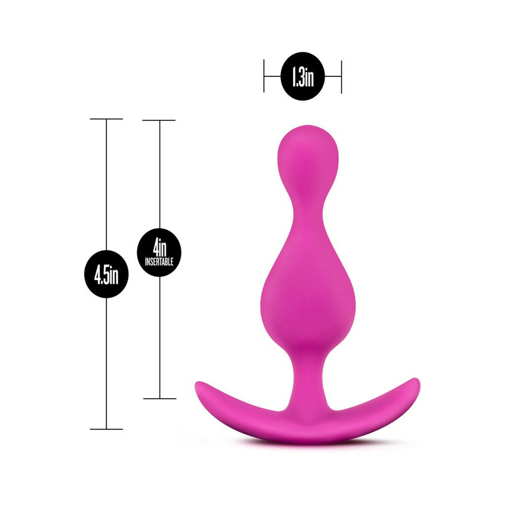 BLUSH - LUXE EXPLORE SILICONE ANAL PLUG PINK