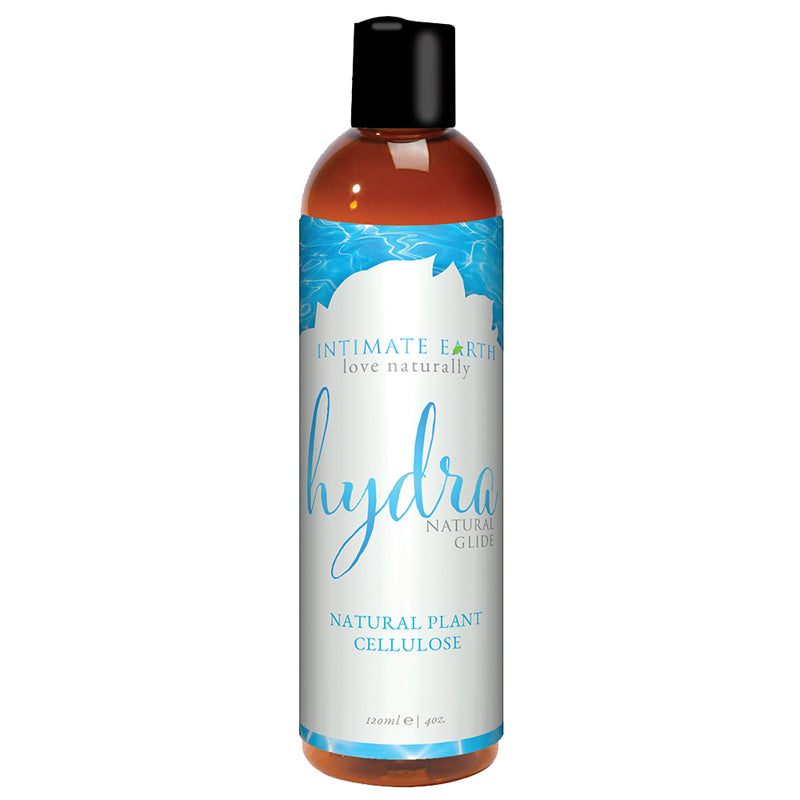 INTIMATE EARTH - LUBRICANTE NATURAL A BASE DE AGUA HYDRA CON CELULOSA VEGETAL 4 OZ.