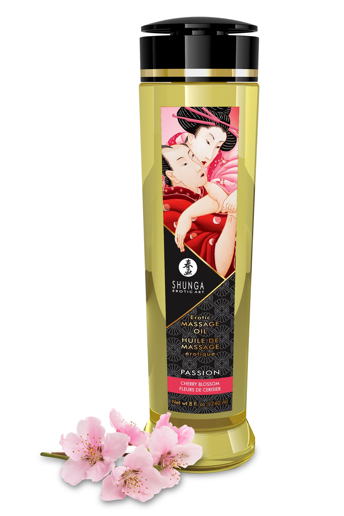 SHUNGA - MASSAGE OIL CHERRY BLOSSOM