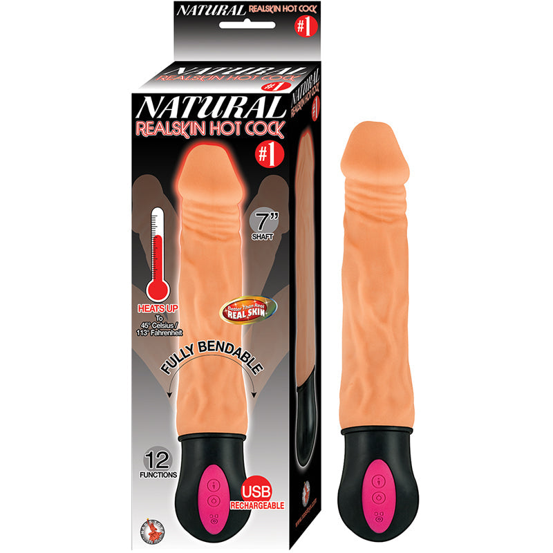 NATURAL REALSKIN HOT COCK #1 LIGHT