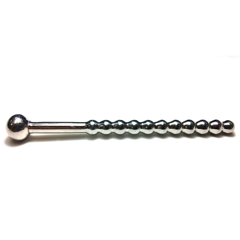 ROUGE BEADED URETHRAL SOUND W/STOPPER