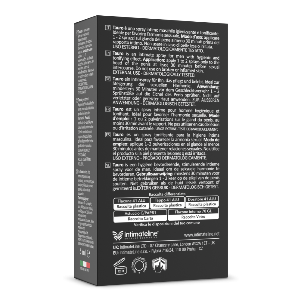 INTIMATELINE - TAURO EXTRA POWER, 5 ML