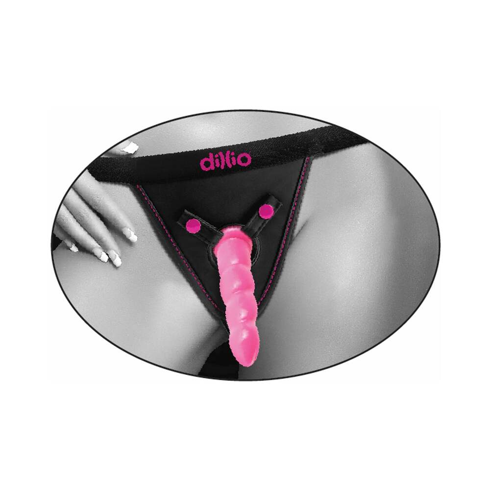 PIPEDREAM - DILLIO ARNES AJUSTABLE DE AJUSTE PERFECTO NEGRO/ROSA