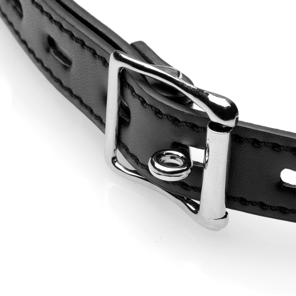 STRICT SILICONE BALL GAG WITH NIPPLE CLAMPS