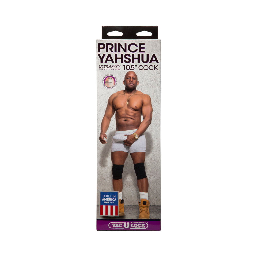 PRINCE YAHSHUA ULTRASKYN 10.5IN COCK WITH REMOVABLE VAC-U-LOCK SUCTION CUP