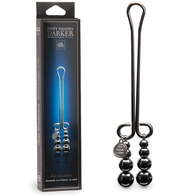 FIFTY SHADES DARKER JUST SENSATION BEADED CLITORAL CLAMP