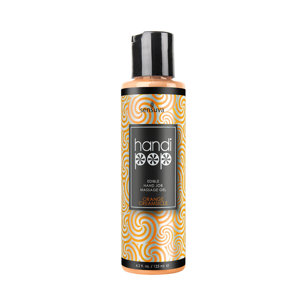 SENSUVA - HANDIPOP EDIBLE HAND JOB MASSAGE GEL ORANGE CREAMSICLE 4.2 OZ.