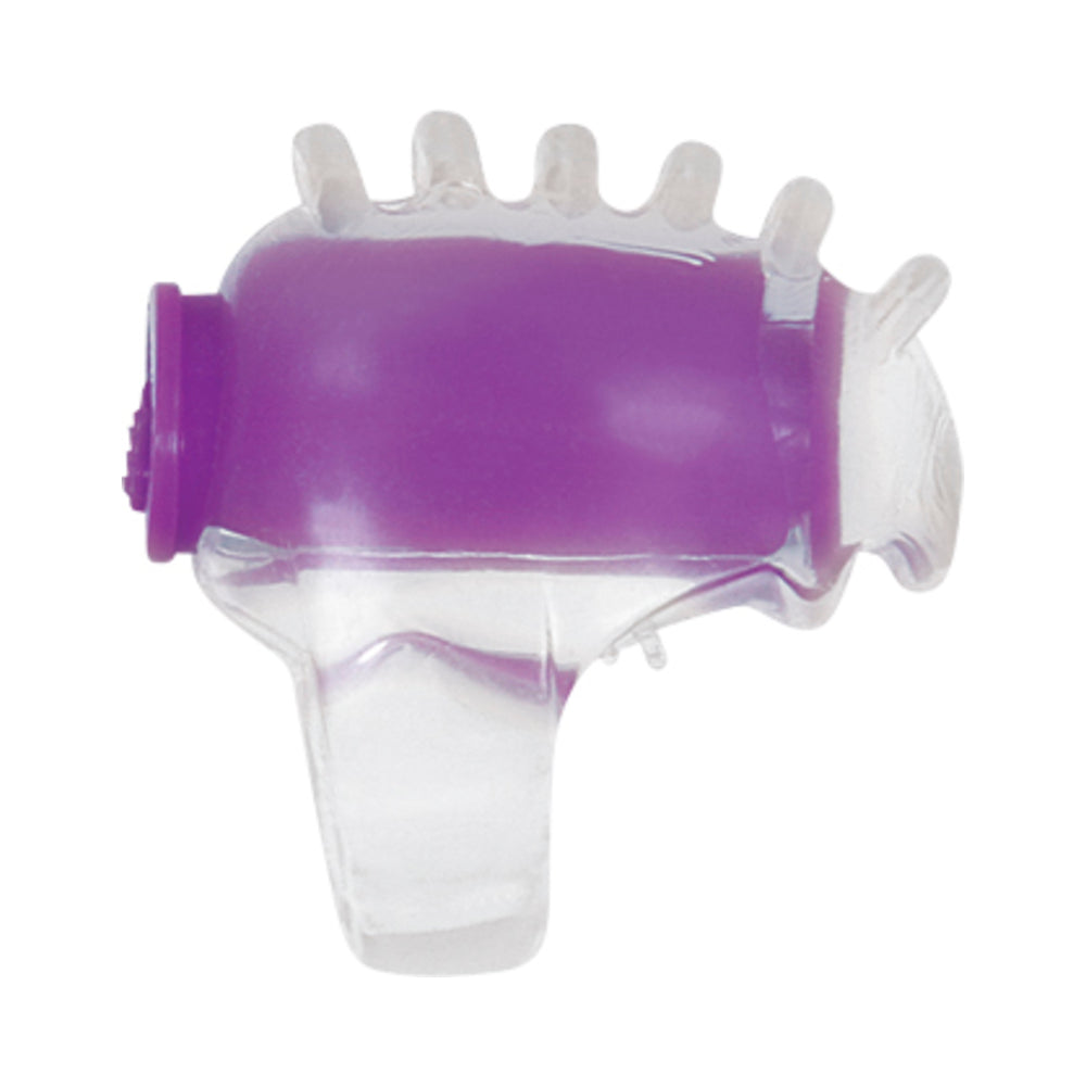 EVOLVED - RING TRUE 3-PIECE VIBRATING RING SET CLEAR/PURPLE