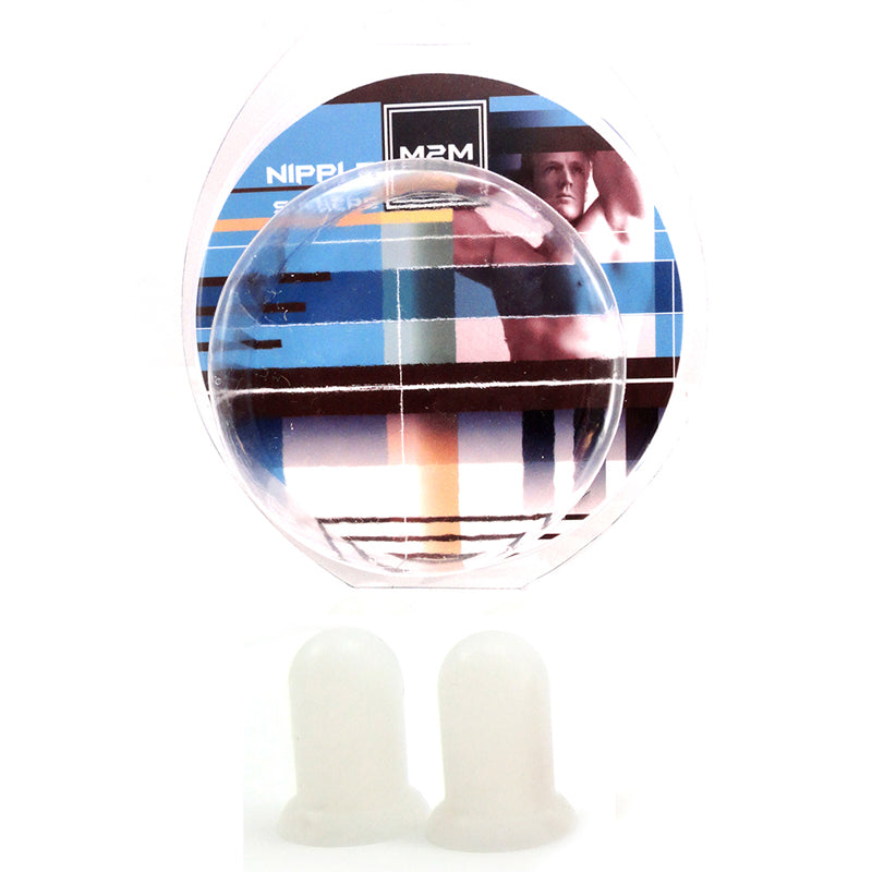M2M NIPPLE SUCKERS SILICONE CLEAR MEDIUM
