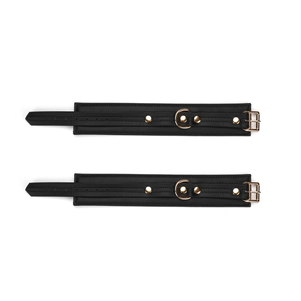 LIEBE SEELE - BLACK ORGANOSILICON ANKLE CUFFS