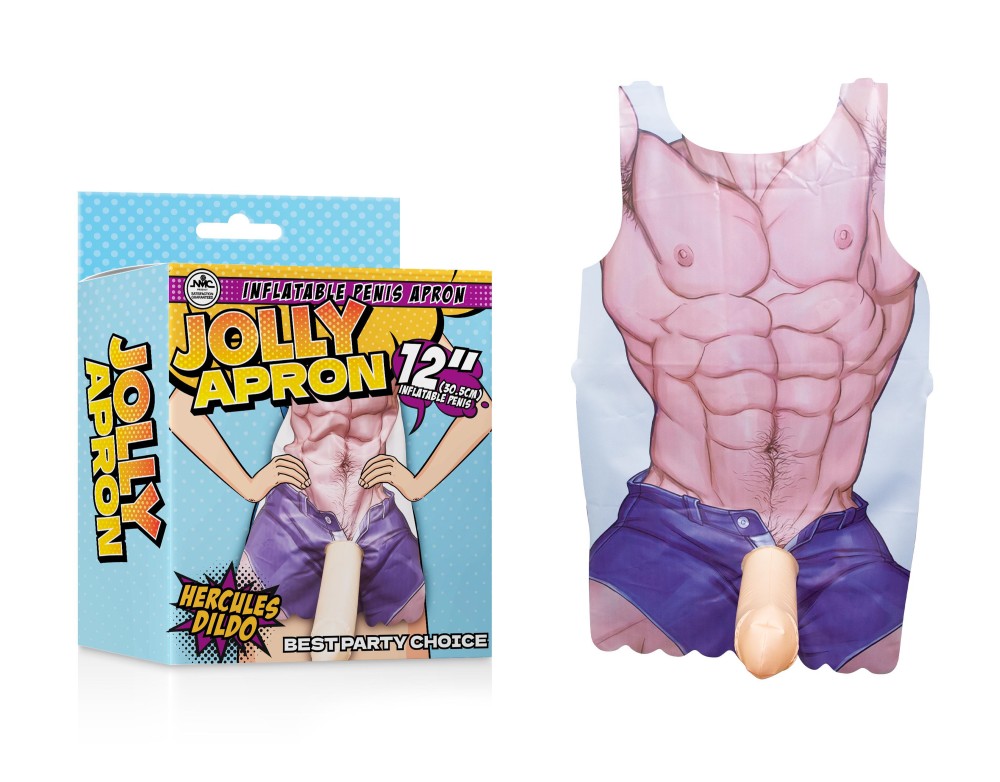 NMC - NOVELTY APRON WITH INFLATABLE PENIS
