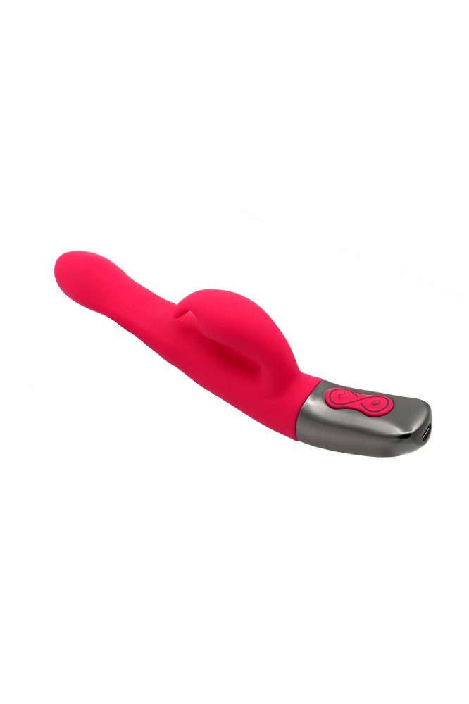 NMC - TITANZ 8.5" SILICONE RECHARGEABLE VIBRATOR IN PINK