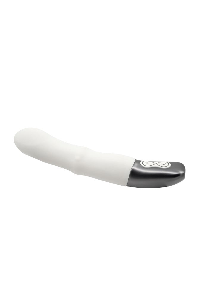 NMC - TITANZ 7" SILICONE RECHARGEABLE VIBRATOR IN IVORY WHITE_B15O25_4