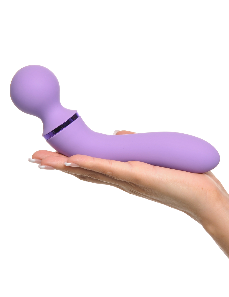 PIPEDREAM - FANTASY FOR HER - DUO WAND MASSAGE-HER PURPLE