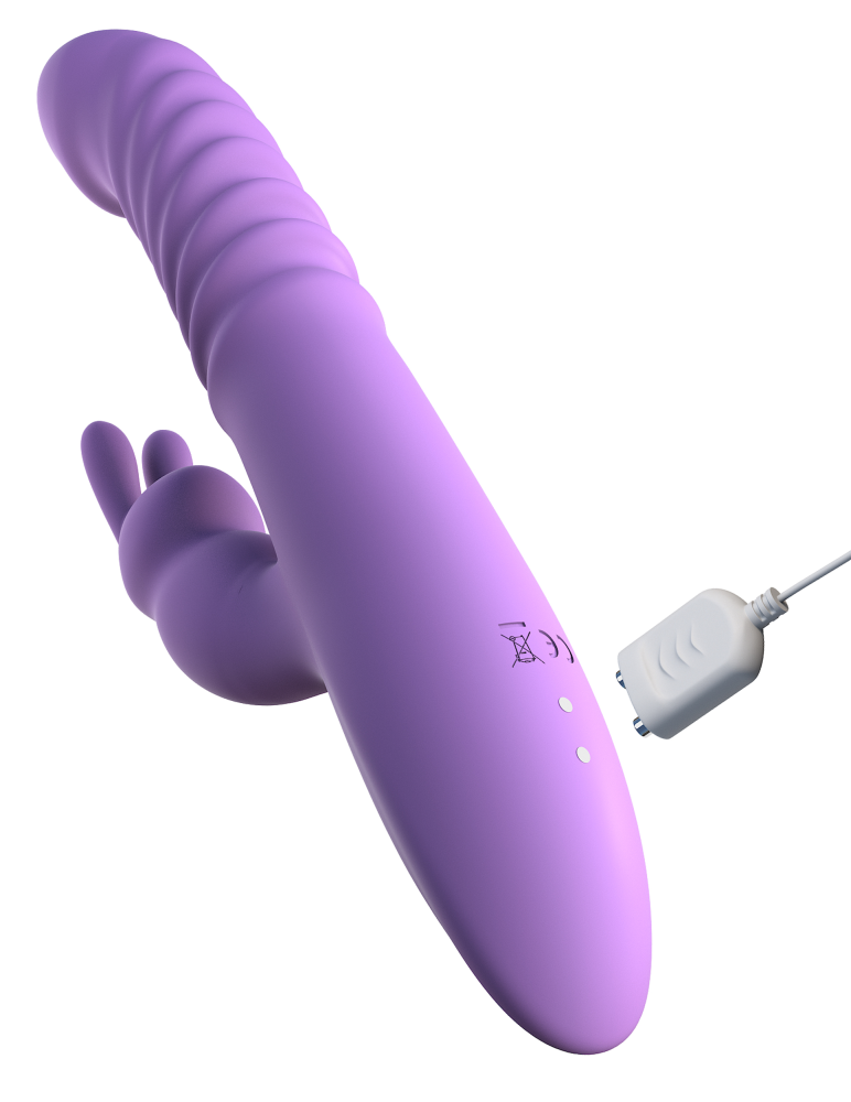PIPEDREAM - FANTASY FOR HER - HER THRUSTING SILICONE RABBIT PURPLE