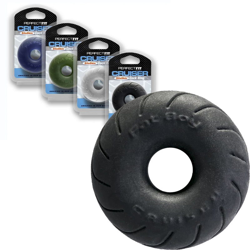 PERFECT FIT CRUISER COCK RING BLACK