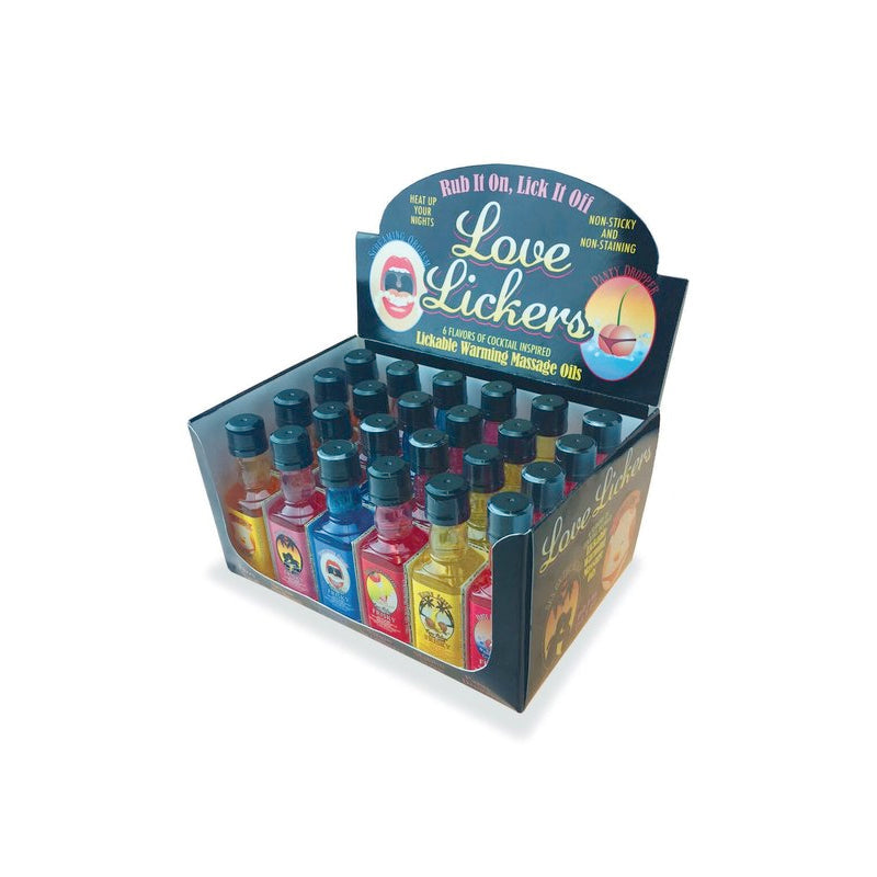 LITTLE GENIE - LOVE LICKER POP 24-PIECE DISPLAY
