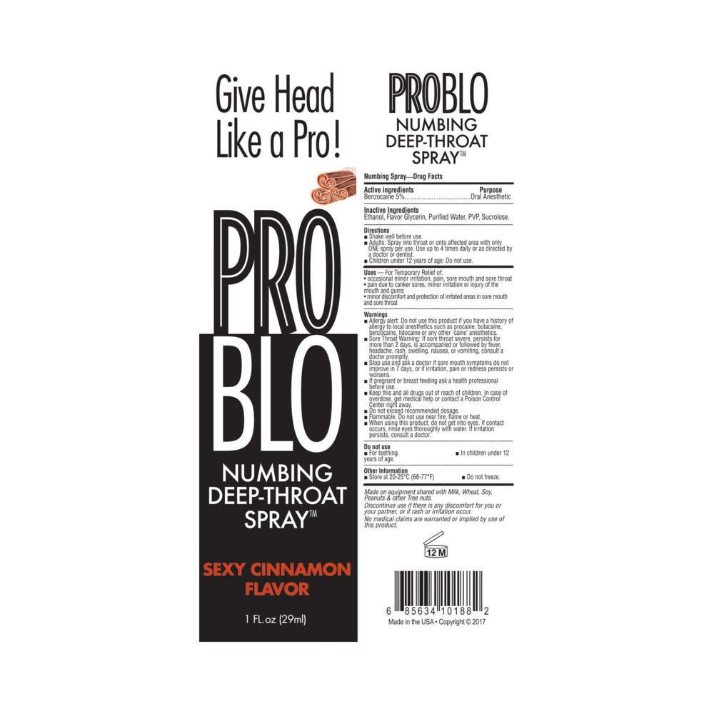 LITTLE GENIE - PROBLO NUMBING SPRAY CINNAMON