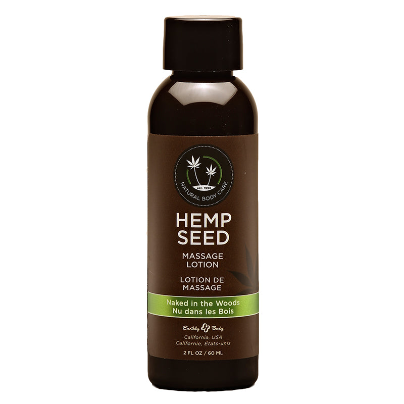 EARTHLY BODY MASSAGE LOTION NAKED IN THE WOODS 2OZ