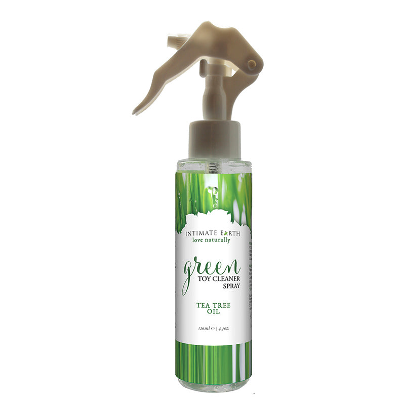 INTIMATE EARTH - GREEN TOY CLEANER SPRAY WITH TEA TREE OIL 4.1 OZ.