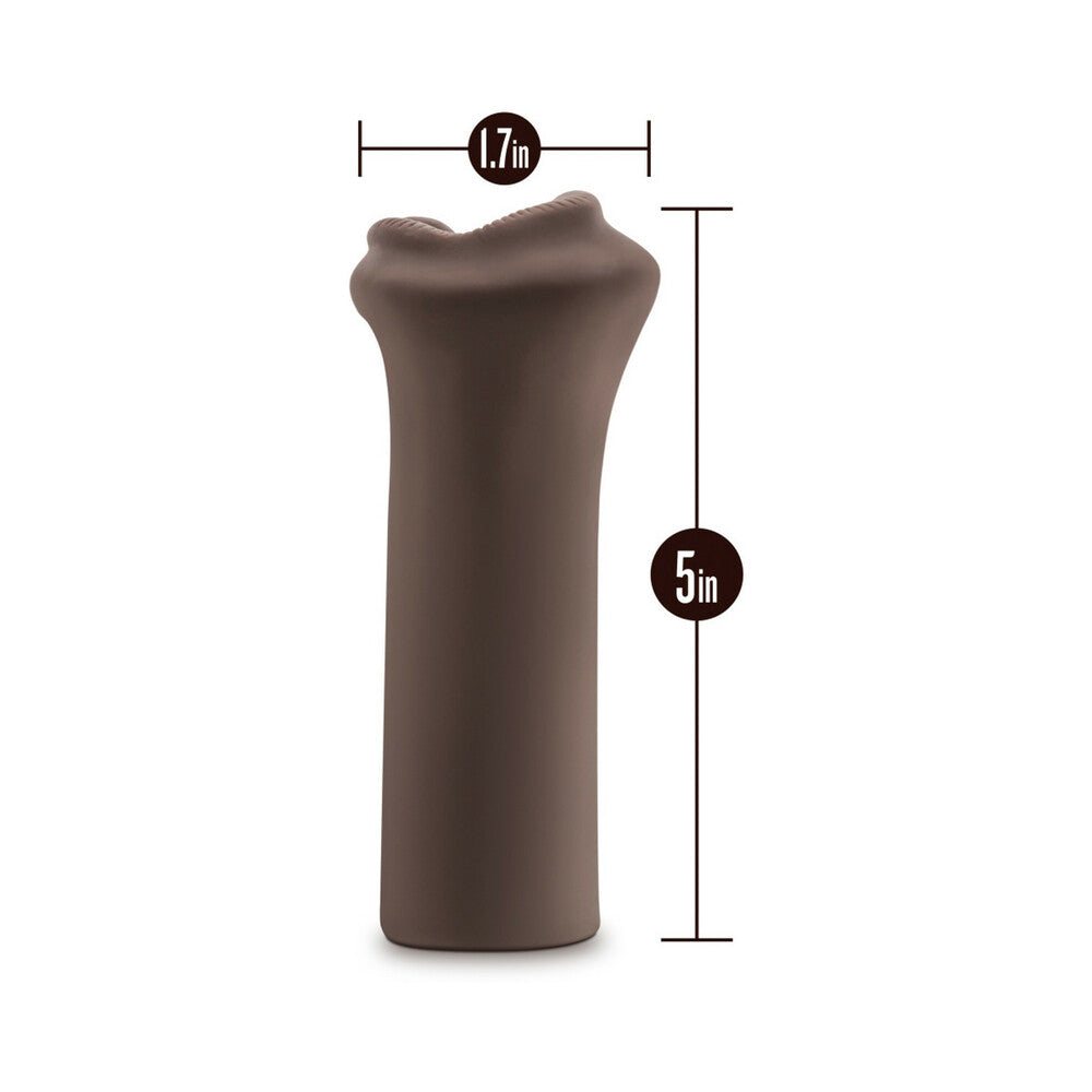 HOT CHOCOLATE NAUGHTY NICOLE ORAL STROKER BROWN